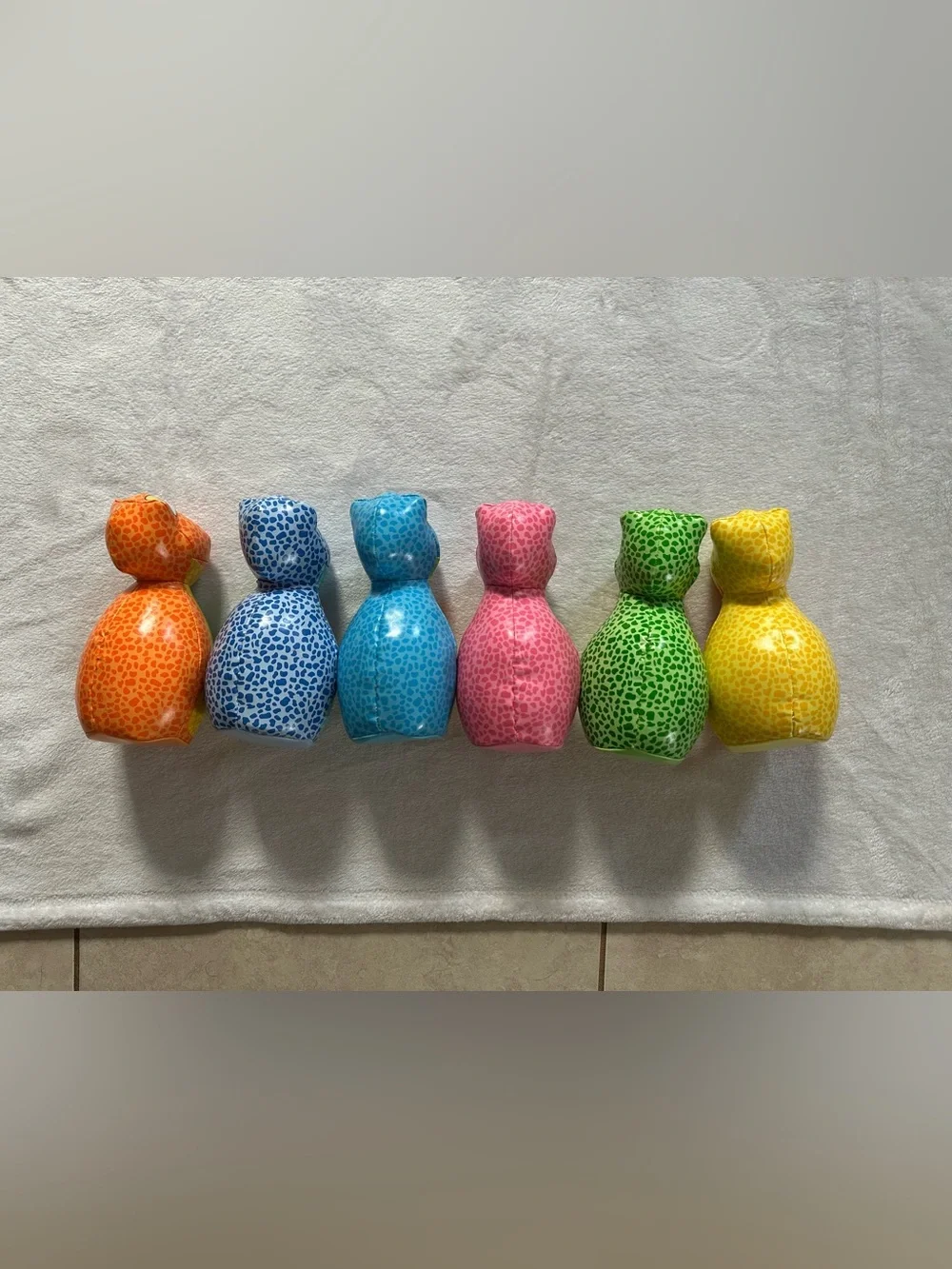 Lakeshore Baby Bowling Set Dinosaur Pins Dino Colorful Soft